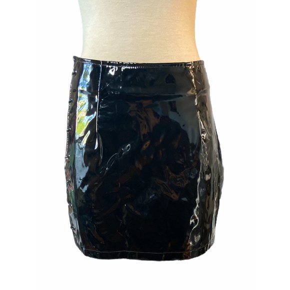 Danielle Guizio DG Devoiler Black Lace-Up Mini Skirt Women's X-Small - Picture 5 of 14